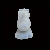 Molde De Silicona Transparente De Unicornio Para Velas Epoxy Resina Animal Herramienta De Decoración Para Artesanía Y Aromaterapia Tamaño 6x6cm - details 2