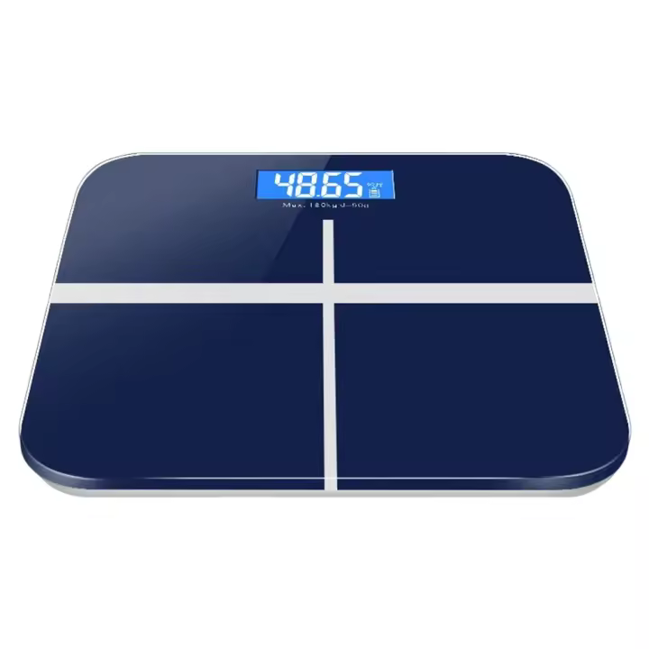 Báscula Digital De Pérdida De Peso Con Pantalla HD Medidor De Temperatura Para Hogar Y Oficina Batería Recargable - 1