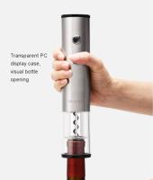Apertura De Botellas Eléctrica Circle Joy Smart Acero Inoxidable Parar El Vino Decantador De Vino Tinto Corcho De Vino Para Fiesta Navidad Familia - details 3