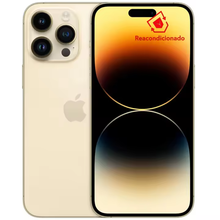 Apple iPhone 14 Pro Max 256GB Dorado REACONDICIONADO Grado A+ Garantía 2 años - 1
