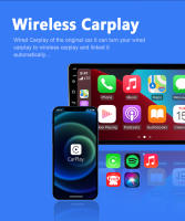Adaptador Wireless Android Auto Carplay 2en1 Smart Dongle Ai Box Para Porsche 718 Panamera Macan Cayenne 911 Taycan Soporte Original Con Cable - details 4
