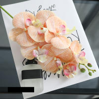 1PC Orquídea De Mariposa De Simulación Decoración De Hogar Lujo Arreglo Floral Para Boda Y Fiestas Interior - details 9