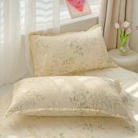 Sábana Plana De Algodón Lavado Suave Para Camas Single Double Queen King Tamaño Diferente Sábana De Cama Con Funda De Almohada (Puede Pedir Funda De Almohada) - details 3
