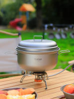 Tiartisan Juego De Olla De Camping De Titanio 2.1L/ 2.8L Con Compartment De Vapor Multifuncional Y Ligera Para Exterior - details 11