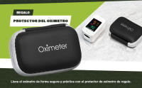 Soulcare Pulsioxímetro con Caja Protectora - Medidor Frecuencia Cardíaca y Oxígeno en Sangre - Pulsómetro Sin Pinchazos - details 2