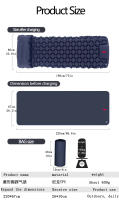 Alfombra De Dormir Para Acampar Al Aire Libre Plegable Con Almohadas Ultraligera Inflable Para Viajes Y Senderismo Matrícula De Natación En La Playa - details 15