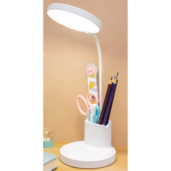 BEL AIR HOME - Lámpara Flexo SWIND Luz LED 10W 3000K-4000K-6500K Pantalla Digital y Batería Recargable USB - 1