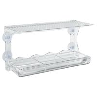 vidaXL Comedero de pájaros para ventanas (2 unidades) acrílico 30x12x15 cm - details 2