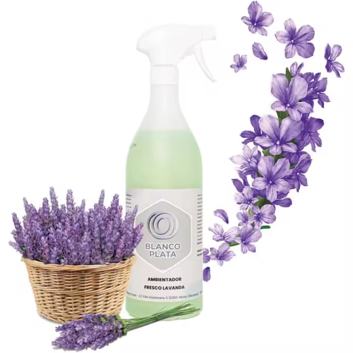 Ambientador Lavanda Blancoplata 1 litro - Aroma fresco y duradero para higienizar el aire - 1