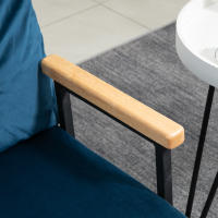 Sofá Cama Reclinable con Función de Cama, Sofá Ajustable con Respaldo Ajustable, Azul 102x73x81cm, Perfecto para Habitación de Invitados - details 5