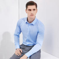 Camisa De Piel De Bambú Para Hombre Blanco Cuello Cuadrado Manga Larga Talla Grande 8XL 7XL 6XL 5XL Ajuste Regular Formal Para Negocios Y Sociales - details 3