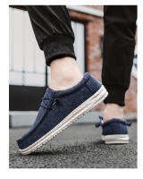 Zapatos Casuales Para Hombre En Lona Cómodos Y Ligeros Transpirables Zapatillas Planas Slip-on Para Conducir Talla Grande 47 - details 14