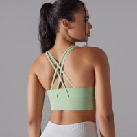 Sujetador Deportivo Para Mujer Alta Soporte Impacto Yoga Running Quick Dry Top Deporte Gimnasio Padded Bralette Sexy - details 47