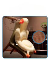 Cojín Grueso De Plush Fabric Para Oficina Y Estudio 2024 Nueva Colección De Ganso Blanco PU Tuan Asiento Y Espalda Tatami Sillón Cojín - details 6