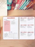 Cuaderno Planificador Semanal y Diario sin Fecha - Espiral con Rastreador de Objetivos y Hábitos - details 0