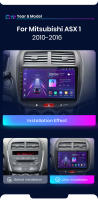Junsun Radio Coche para Mitsubishi ASX 1 2010 2011 2012 2013 2014 2015 2016 AI Voice 2 din Pantalla Coche Android Auto Multimedia Navegación GPS Auto radio - details 2