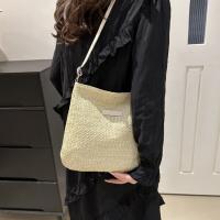Bolso De Hombro De Paja Para Mujer Moda Verano Bolso Bandolera De Playa Vacaciones Compras Bolsos Mensajeros Para Mujer - details 7