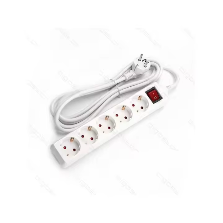 REGLETA ENCHUFE 5 SCHUKO INT 1.5M 3X1.5mm AIGOSTAR - 1