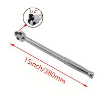 Llave De Impacto Pesada De 1/2 Pulgada Para Uso En Tornillos Y Tuercas Resistentes Longitud De 15 Pulgadas/380 Mm - details 1