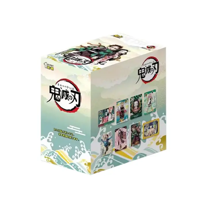 Tarjetas Raras Jika Series Demon Slayer Con Tarjeta Tanjirou Kamado Colección De Juguetes Para Niños Caja De Regalo De Cartas De Personajes - 1