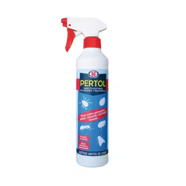 IMPEX EUROPA Pertol Insecticida Voladores y Rastreros Listo para Usar, No huele, No Mancha, Acción inmediata, Larga Duración, Uso Exterior e Interior - 500 ml - 1