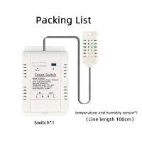 Sensor De Temperatura Y Humedad WiFi Inteligente Tuya Alexa Google Smart Life Control Remoto 433MHz Medidor De Potencia - details 13
