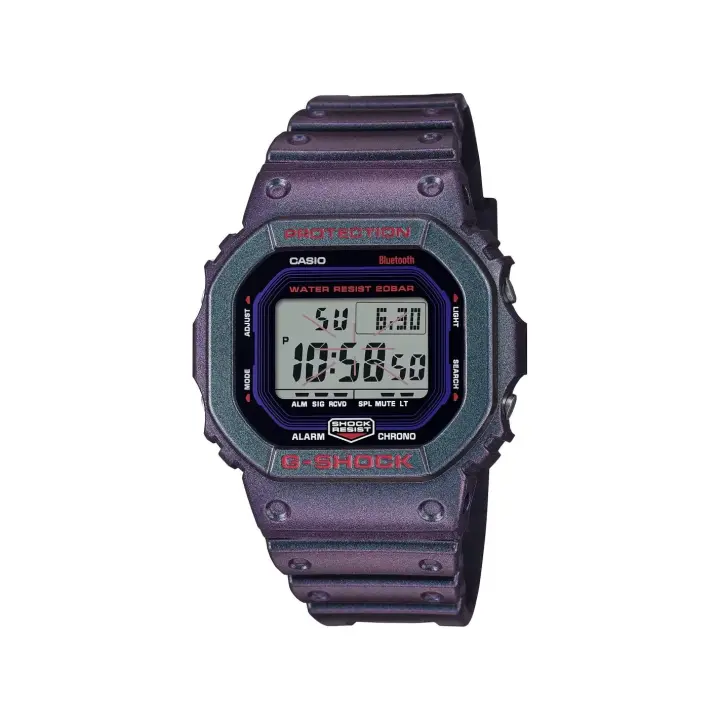 reloj deportivo Bluetooth hombre Casio G-SHOCK DW-B5600AH-6JF JDM Smartphone Link 200M WR Hora Mundial Resistencia a los golpes Retroiluminación LED JDM (mercado doméstico japonés) - 1