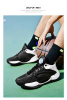 Zapatos De Baloncesto Para Hombre Deporte Antideslizante Al Aire Libre Transpirables Calidad Superior Entrenamiento Profesional Zapatillas De Baloncesto - details 16