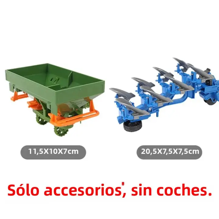 Juego De Camiones De Granja 1/24 Dicast Para Niños Juguetes De Transporte Agrícola Escala Diecast Regalo Para Juego De Escena De Agricultura - 1