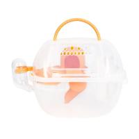 Jaula De Viaje Para Hamster Accesorios De Mascotas Caja Portátil Para Animales Pequeños Mantener Caliente Al Salir - details 4