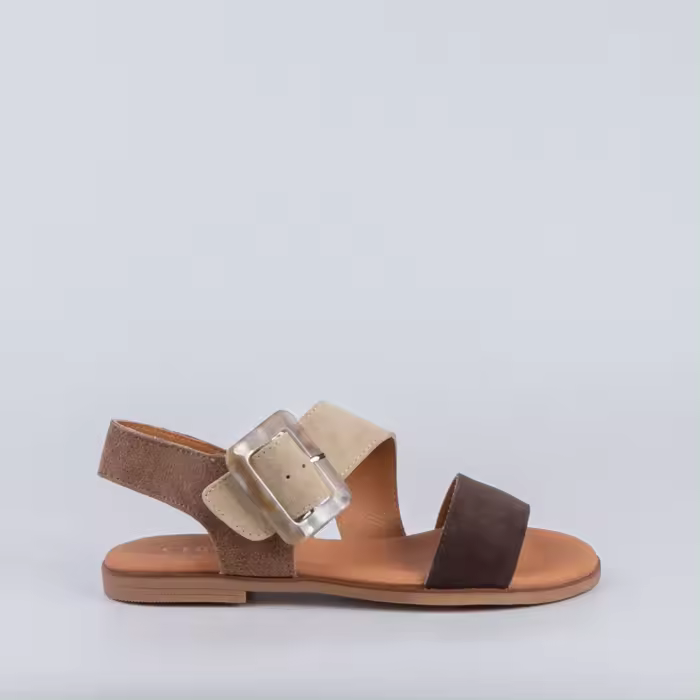 SANDALIA MUJER CHIKA10 MARRON 53846 - 1
