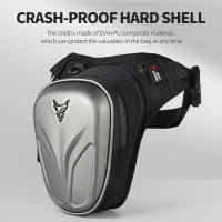 Bolsa De Cintura Impermeable Para Motocicleta Con Carcasa Rígida Para Hombres Bolsa De Pierna Casual Para Exteriores Moto Y Biker - details 1