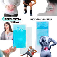 Bolsas de Frio y Calor para Primeros Auxilios, Packs 2 UNIDADES, Bolsas de Gel azul Frío Nevera o Calor Microondas Reutilizables con Fundas Protectoras Compresas Grandes Frías y Calientes para Lesiones para lesiones dolor - details 0