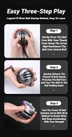 Gyroball Powerball Entrenador De Muñeca Y Antebrazo Equipo De Fitness Muscular Bola De Giro Estabilizador De Músculos De Mano Ejercicio De Fortalecimiento De Brazos - details 11