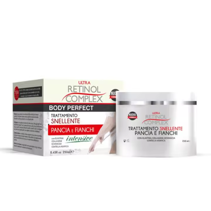 Crema Corporal Tratamiento Adelgazante Vienter y Caderas Intensive Body Perfect Ultra Retinol Complex - 1