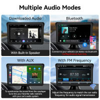 Ahoudy Reproductor Multimedia De Coche 7 Pulgadas MP5 Con Wireless Carplay Android Auto Bluetooth AUX Soporte Para TF USB Type-C - details 4