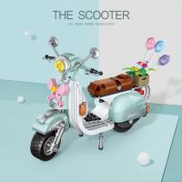 Bloques De Construcción Para Motocicleta Juguetes De Ensamblaje Para Niños Y Niñas Regalos De Cumpleaños Para Adultos Tema Vehículos - details 0
