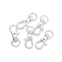 10Pcs/Lot Hebilla De Cangrejo Giratoria Para Llavero Bolsa Cinturón Cadena De Perro Joyería DIY Conector De Llavero De Metal Cuádruple - details 1