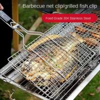 Cesta De Asado En Acero Inoxidable Con Sello Antideslizante Para Carne Y Vegetales Herramienta De Barbecue Resistente Al Calor Fácil De Limpiar Para Picnics Y Fiestas - details 6