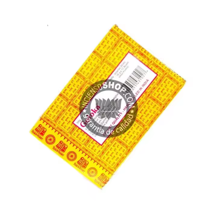INCIENSOSHOP - Incienso natural Nag Champa de Goloka Tipo Agarbatti Masala organico y Hecho a Mano en caja de 12ud - 1