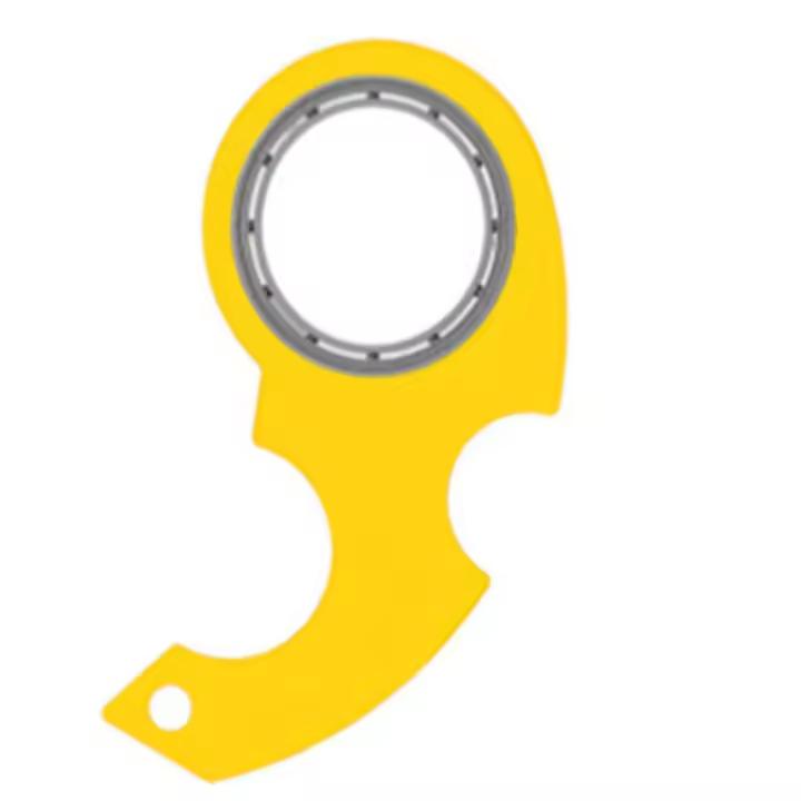 Juguete Antiestrés De Dedo Para Niños Llavero Giratorio De Metal Juguete Fidget Para Aliviar El Estrés Regalo De Fiesta Llavero Giratorio De Plástico Tamaño Compacto - 1