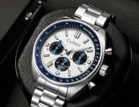 Reloj De Cuarzo Para Hombre CADISEN 2024 Reloj De Negocios De Lujo Con Cronógrafo Resistente Al Agua Material De Acero Inoxidable Cristal De Zafiro - details 11