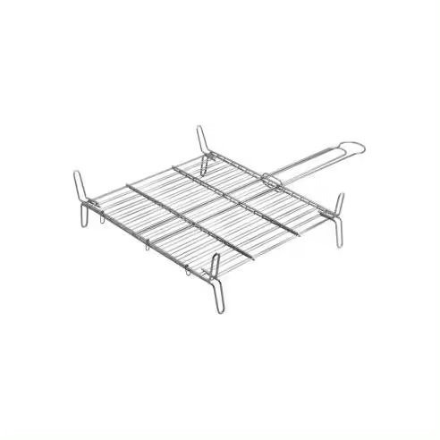 Parrilla Doble 45x45cm Acabado Cincado Edm Cumple Normativa Alimentaria - 1
