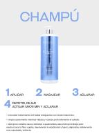 Champú Hyaluronic para Pelo, Tratamiento para Pelo 1L Tassel - details 1