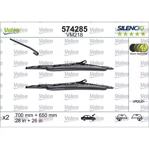 Limpiaparabrisas 574285 VALEO - 1