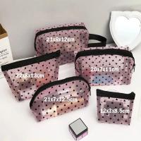 Bolsa De Cosméticos En Forma De Corazón Con Malla Portátil Pouch De Nylon Monedero Organizador De Auriculares Y Labial - details 1