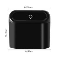 Caja De Almacenamiento Portátil Para Coche De Plástico Con Tapa Contenedor De Basura a Prueba De Agua Para Móvil - details 4