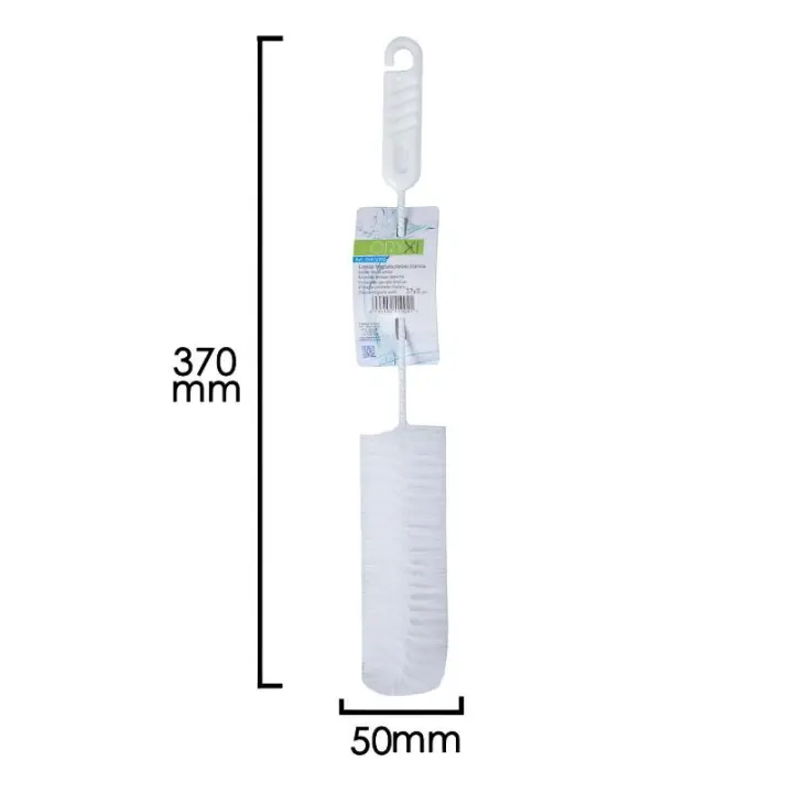 Cepillo limpiabotellas 37x5cm blanco - 1