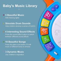 Set De Batería Para Niños Juguetes Educativos De Música Con Microfono Para Niñas Actividades De Aprendizaje Regalos Para Niños De 3 a 12 Años - details 7