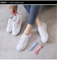Zapatos Blancos Pequeños Para Mujer Primavera/Verano/Otoño Nuevos Patrón Bordado Coreano Casual Suela Baja Estudiante Zapatos Planos - details 14